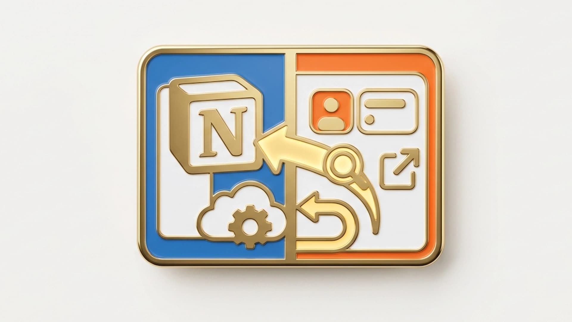 A Notion database row rendered live inside a HubSpot contact record