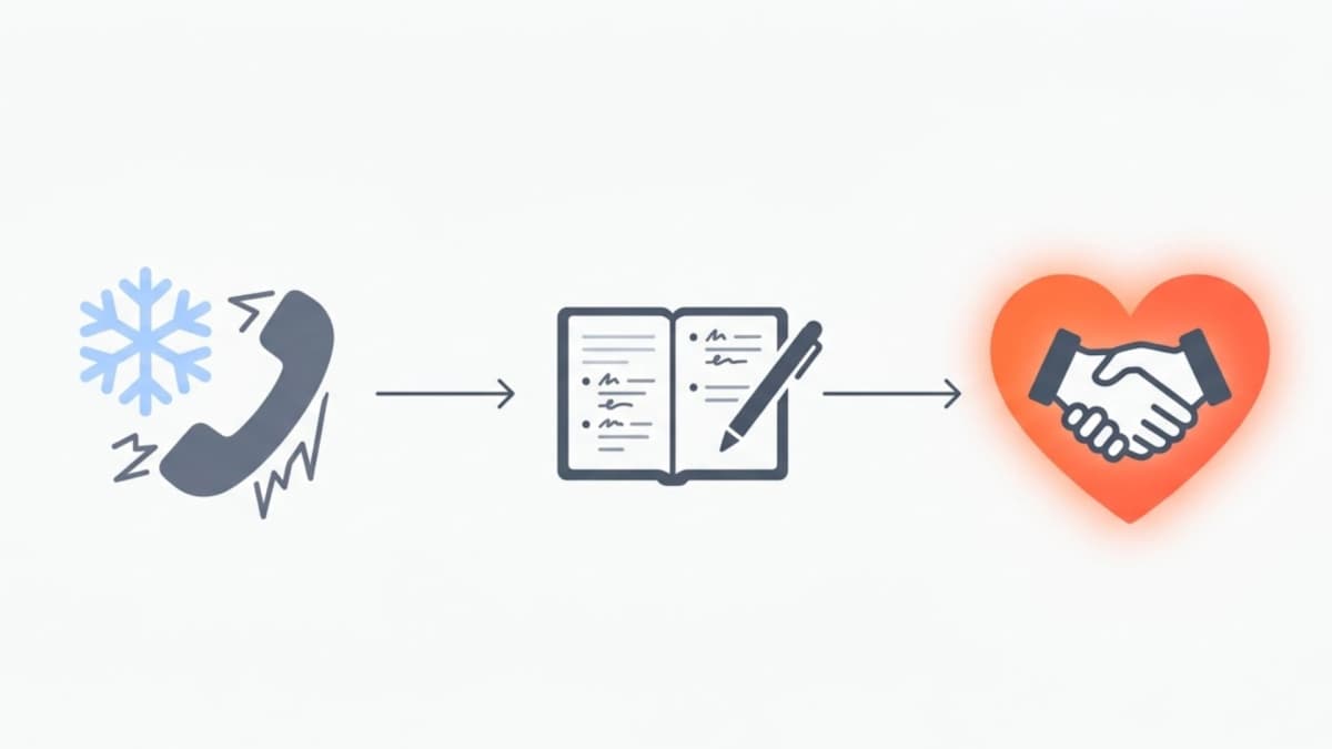 Cartoon business man calling someone and then making a relationship