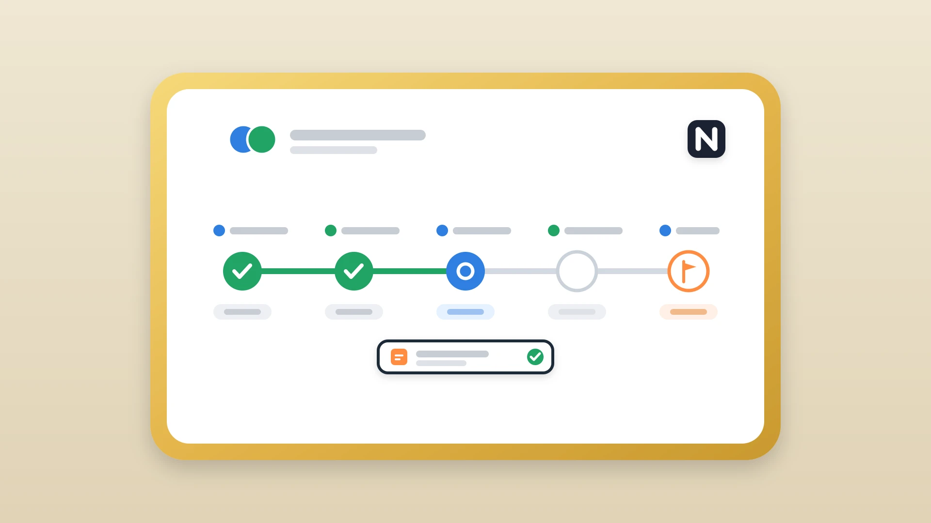 A mutual action plan timeline with buyer and seller steps surfaced on a HubSpot deal