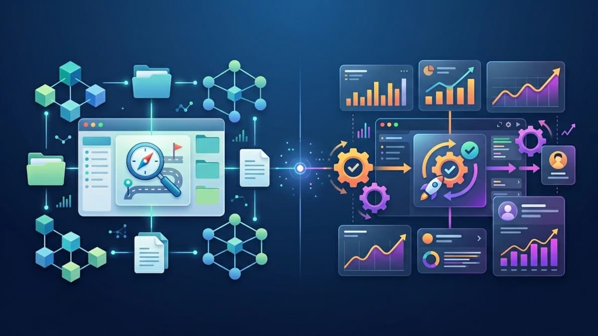 Cartoon brain talking about HubSpot being best for execution