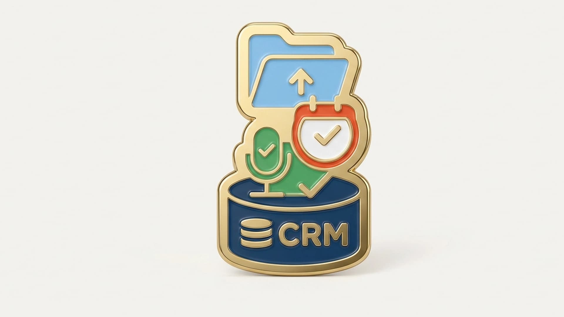 A sales rep's desk with note-taking, CRM, and scheduling tools open side by side